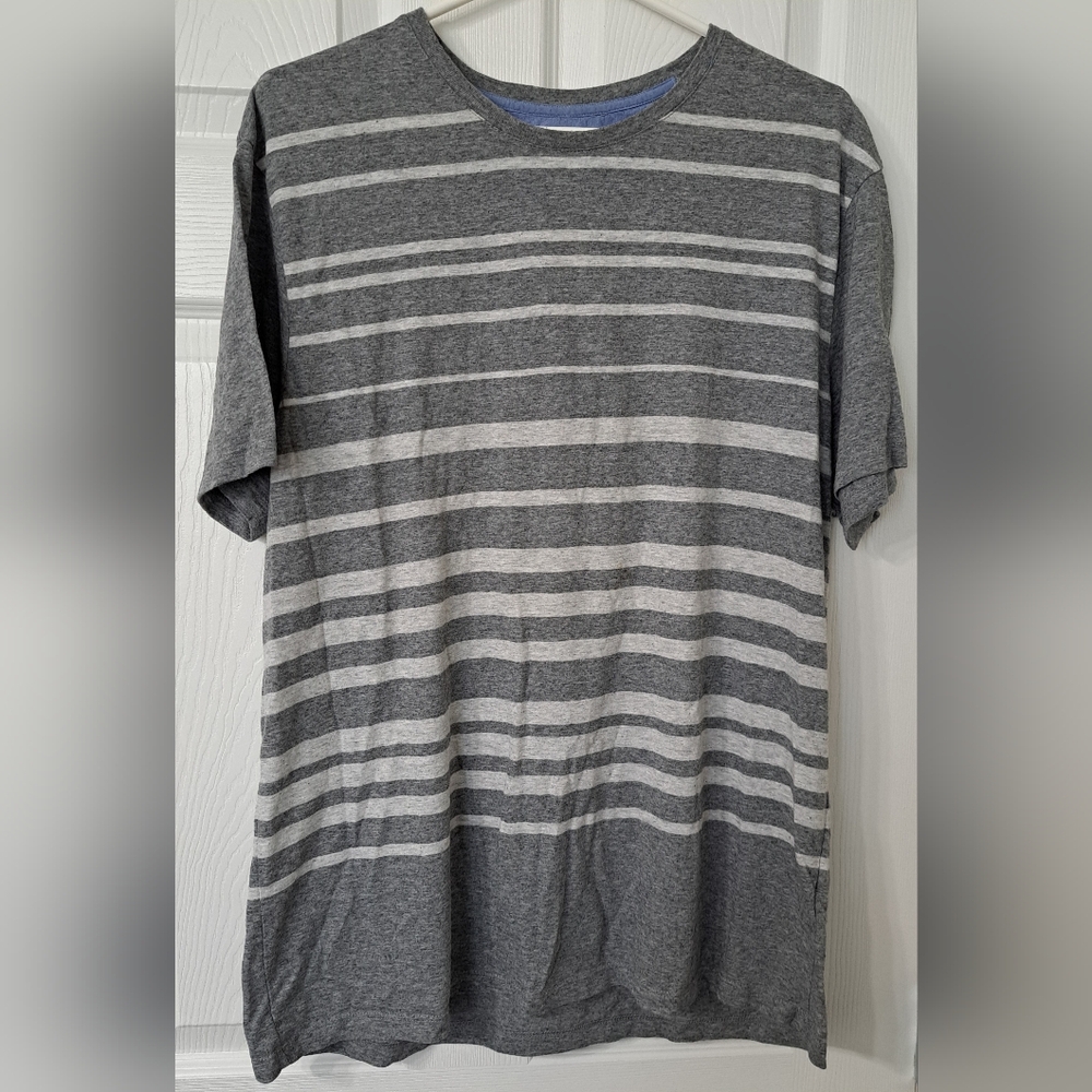Banana Republic Grey Striped TShirt XL